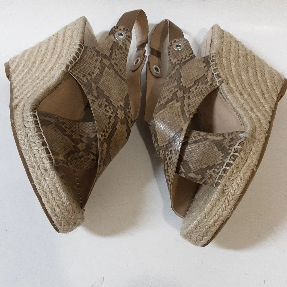 Dolce vita saundra women wedge espadrille sandals in size 8 casual party y2k